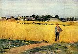 Berthe Morisot Grain field, Musee d'Orsay painting